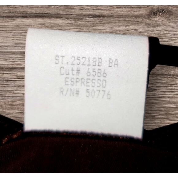 Vintage Moda International Brown Velvet Maxi Dress Sz M Witchy Whimsigoth Y2K - Picture 8 of 8